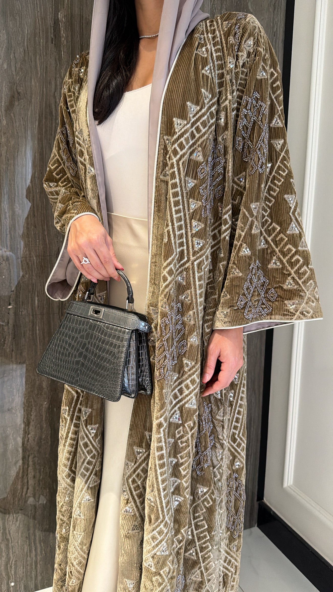 Sandy Aztec Velvet