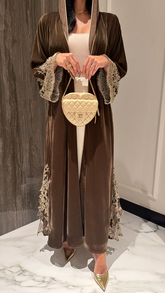French Haute Couture Bronze Sheen