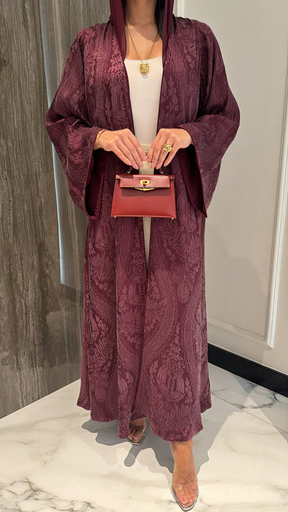 Burgundy Print