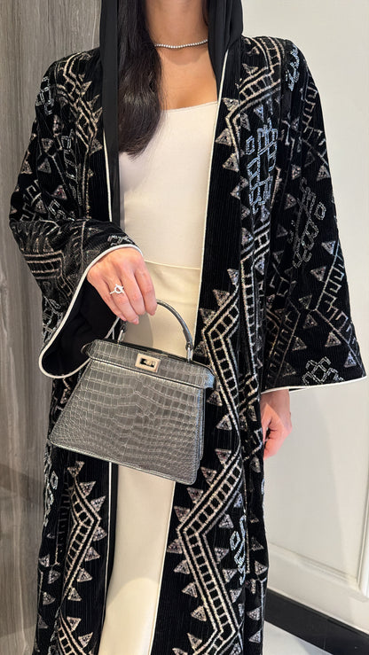 Black Aztec Velvet