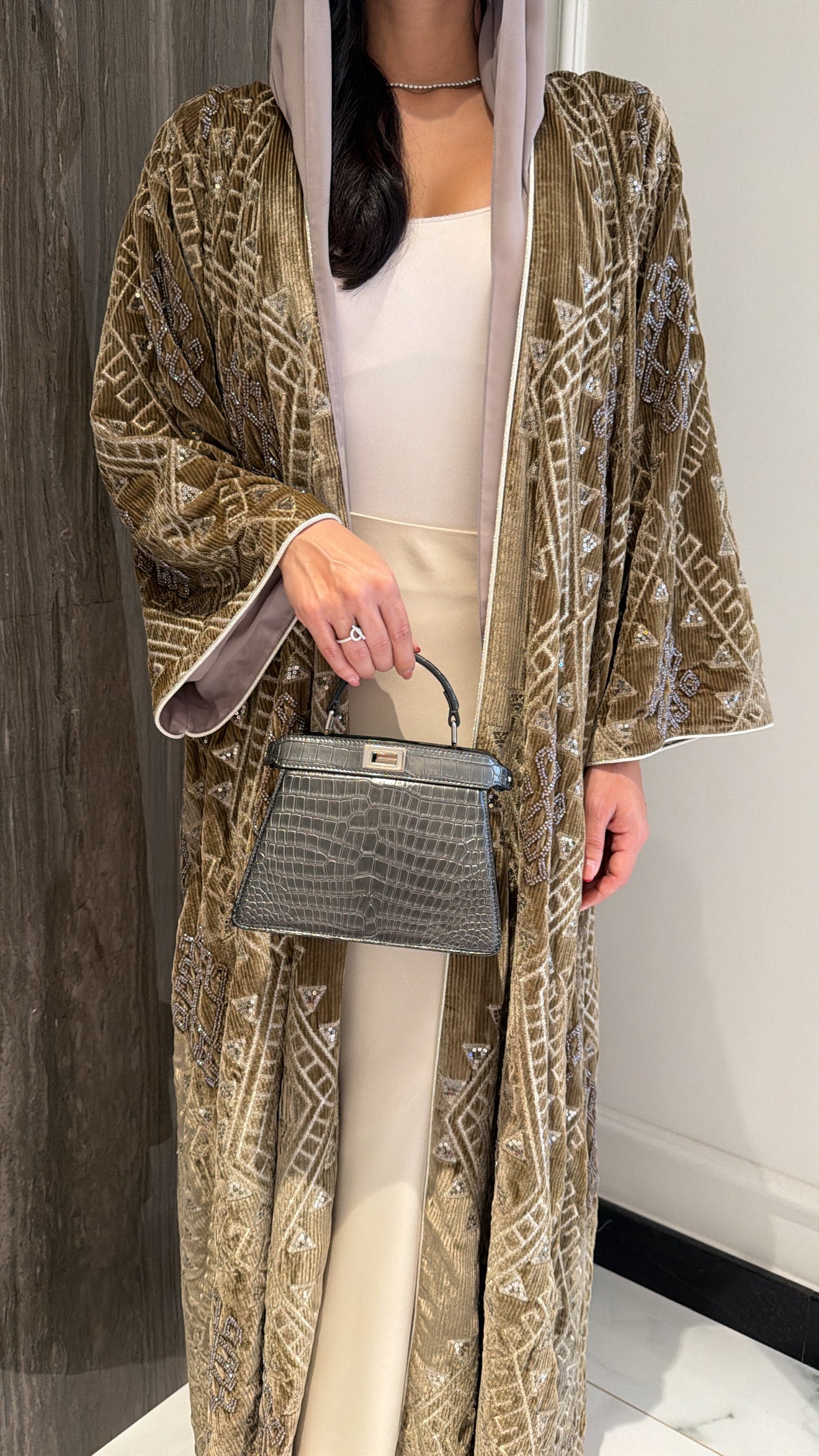 Sandy Aztec Velvet