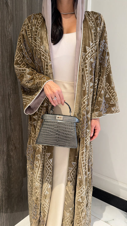 Sandy Aztec Velvet
