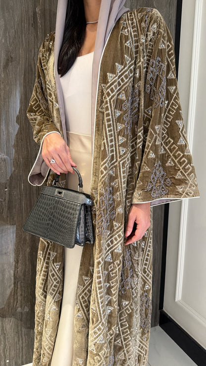 Sandy Aztec Velvet