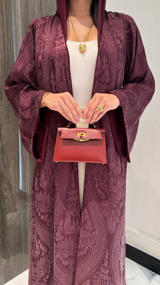 Burgundy Print