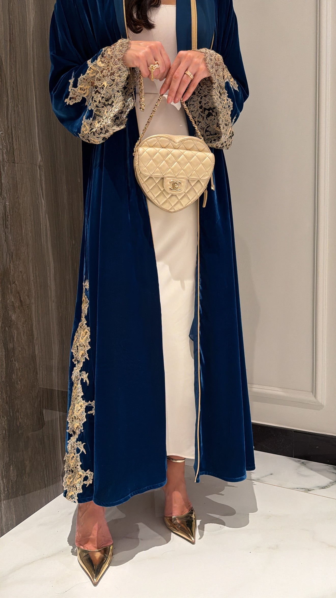 French Haute Couture Blue