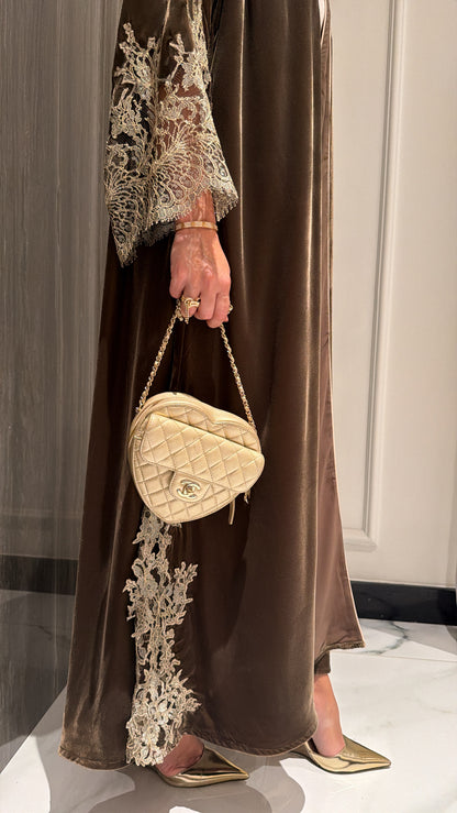 French Haute Couture Bronze Sheen