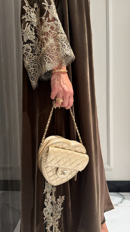 French Haute Couture Bronze Sheen