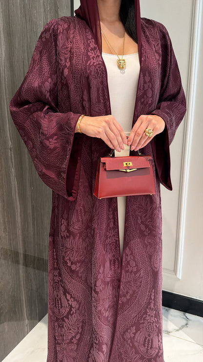Burgundy Print