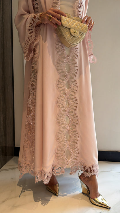 Blush Pink Sequence Swirls