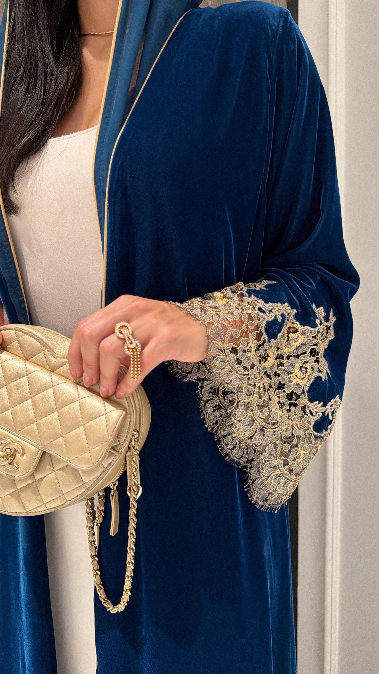 French Haute Couture Blue