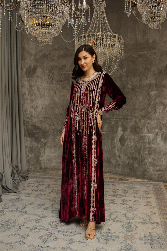 Maroon Embelish