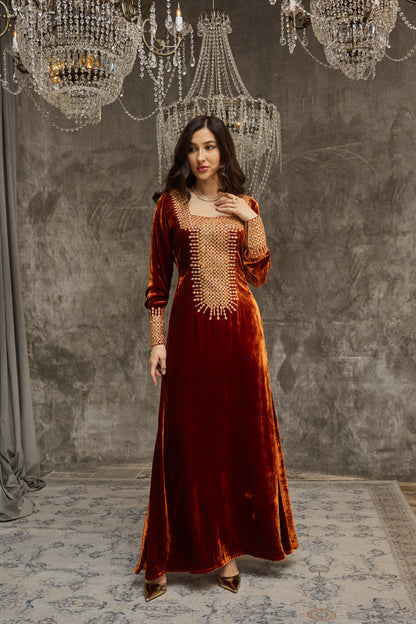 Burnt Orange Velvet