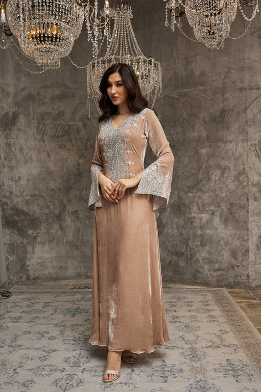Beige Velvet
