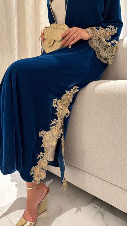 French Haute Couture Blue