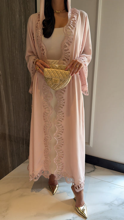 Blush Pink Sequence Swirls