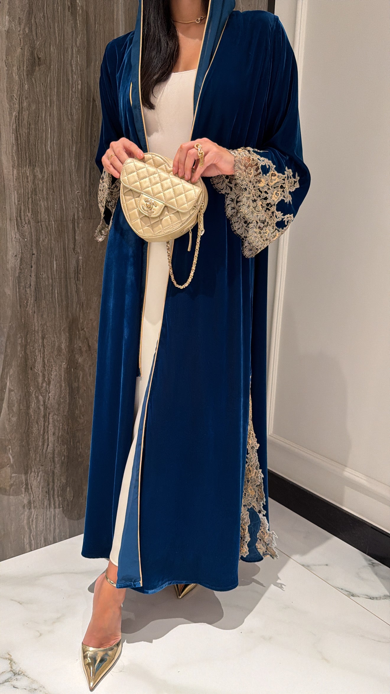 French Haute Couture Blue