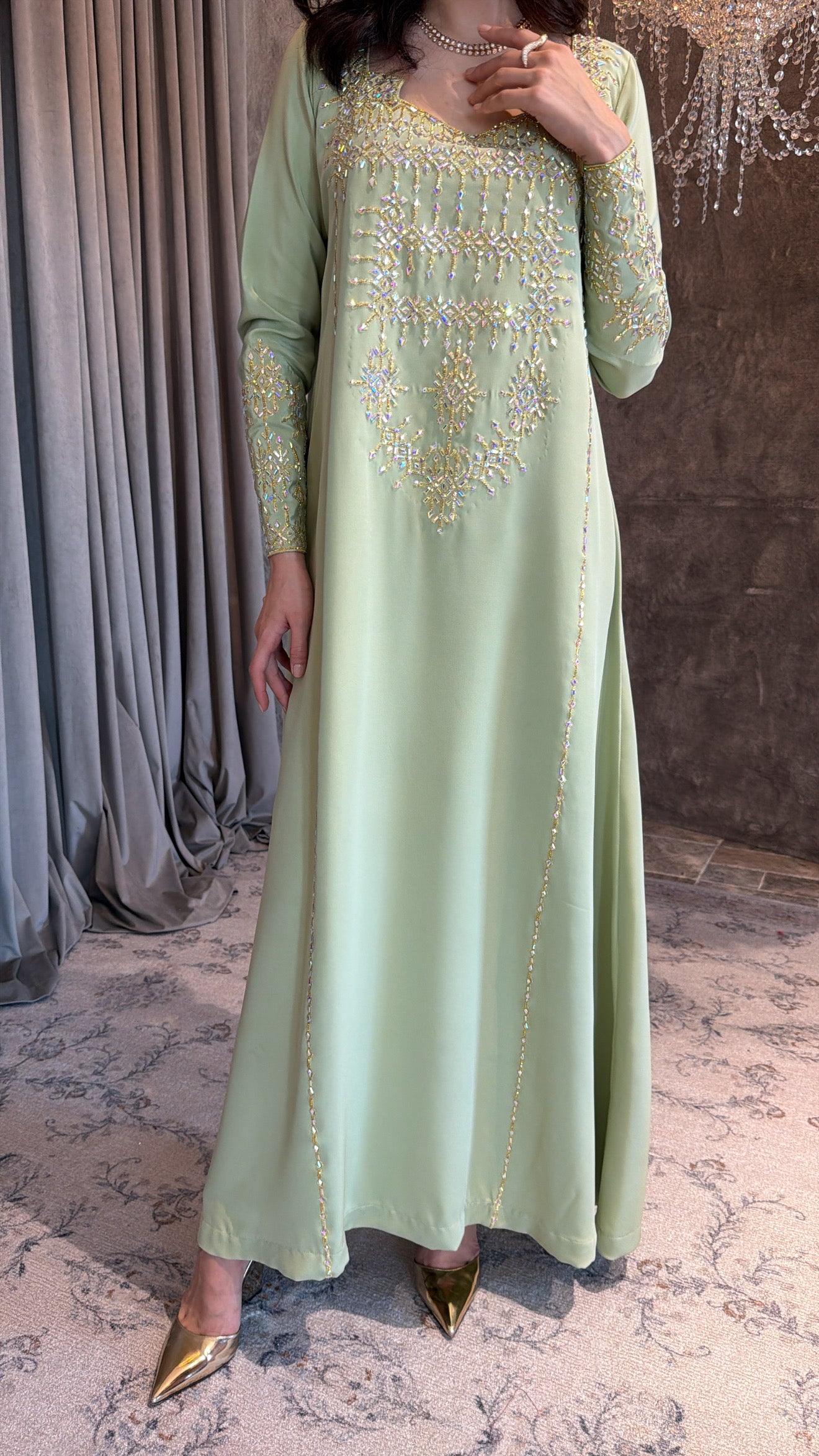 Mint Green Embelish