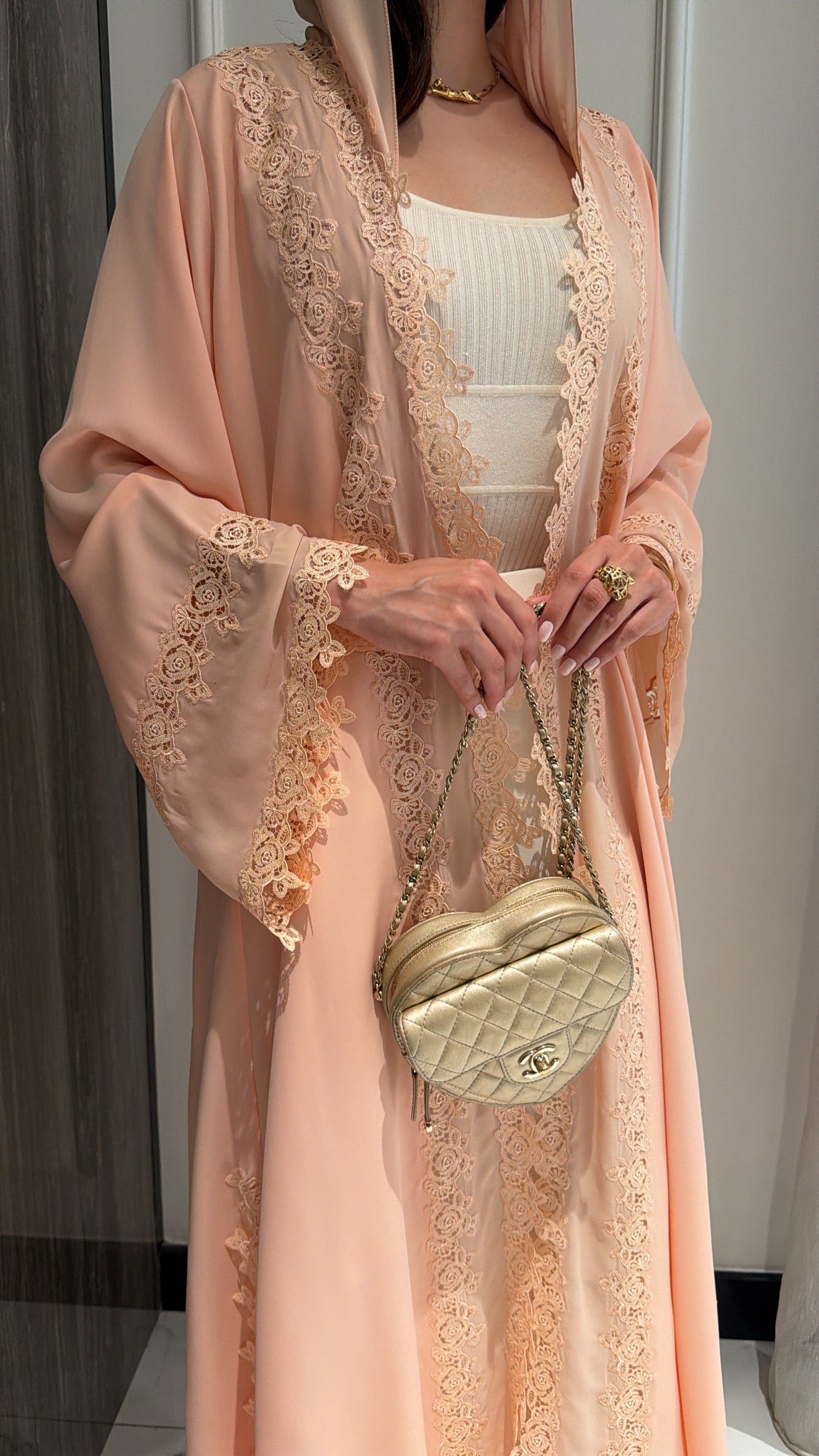 Peach Veil