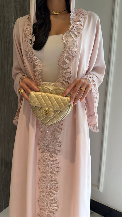 Blush Pink Sequence Swirls