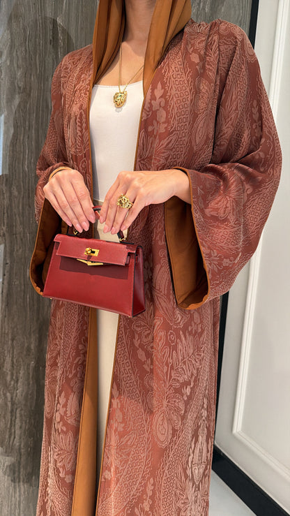 Burnt Brown Print