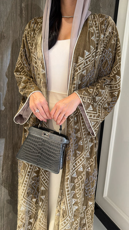 Sandy Aztec Velvet