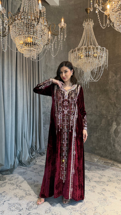 Maroon Embelish