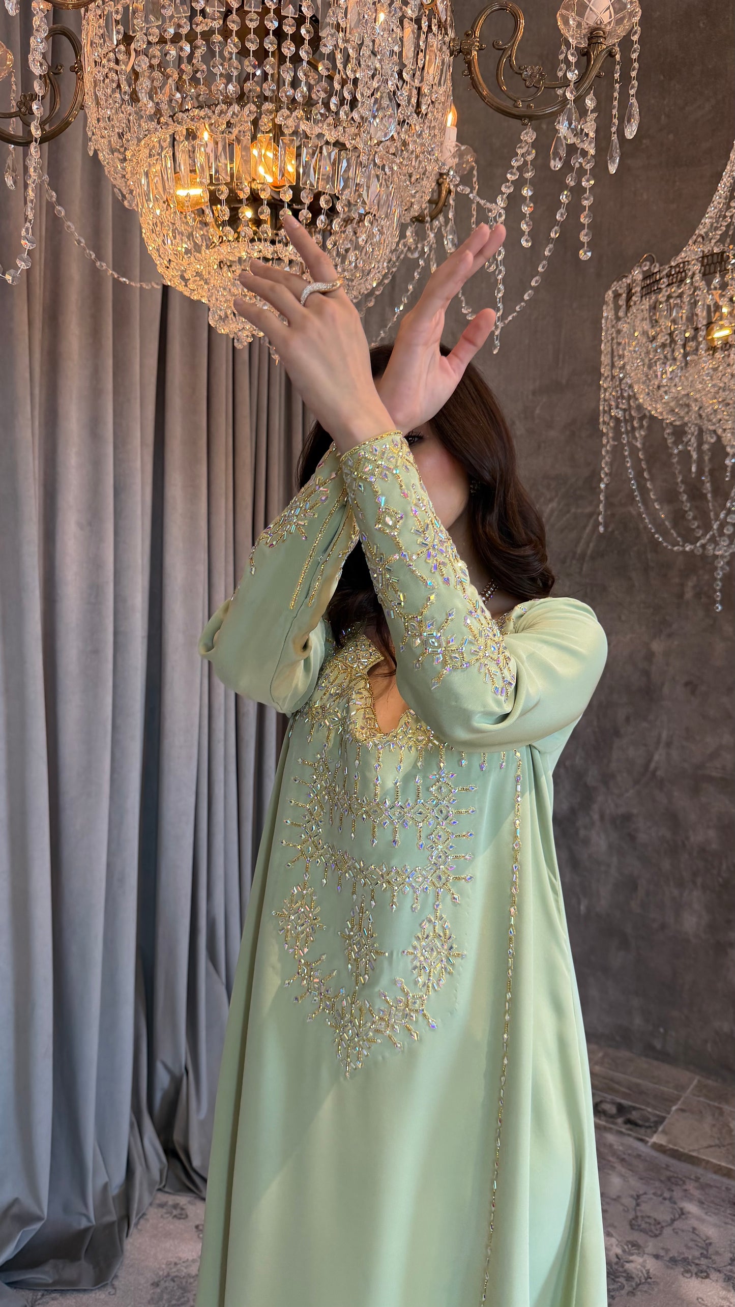 Mint Green Embelish