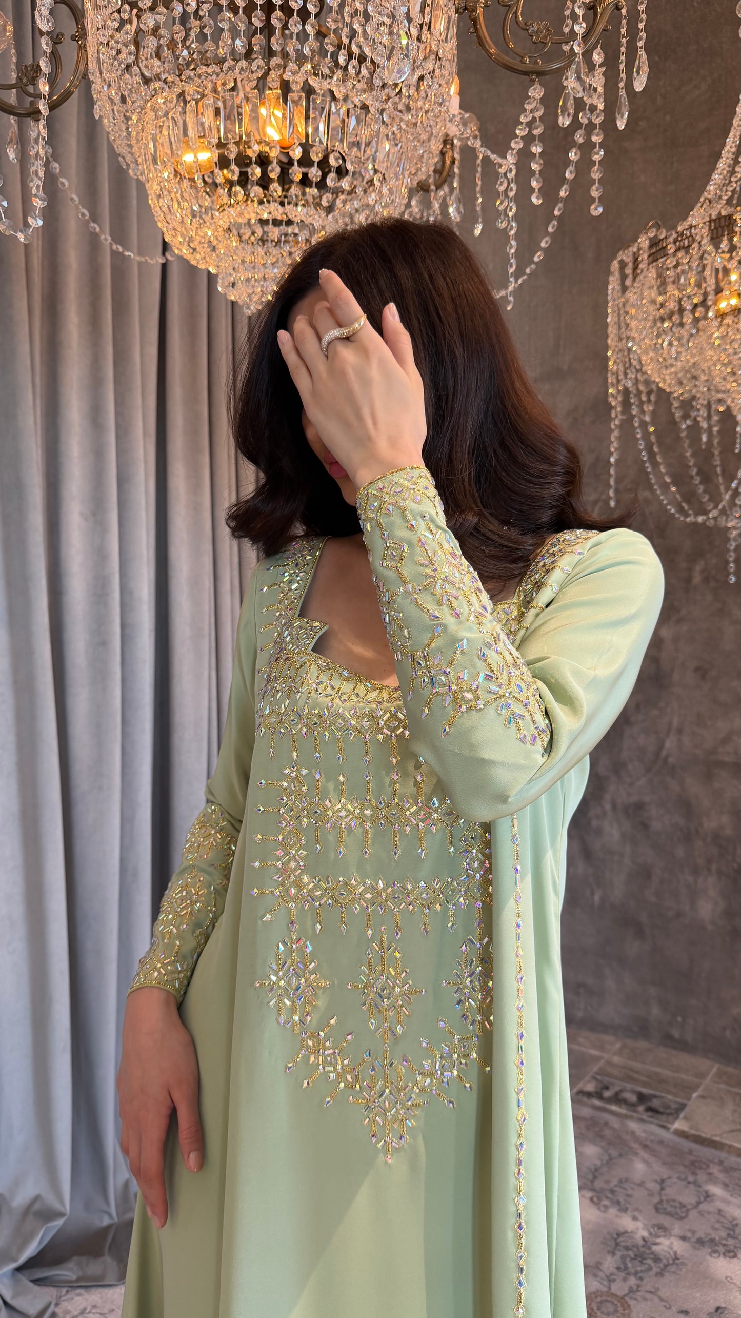 Mint Green Embelish