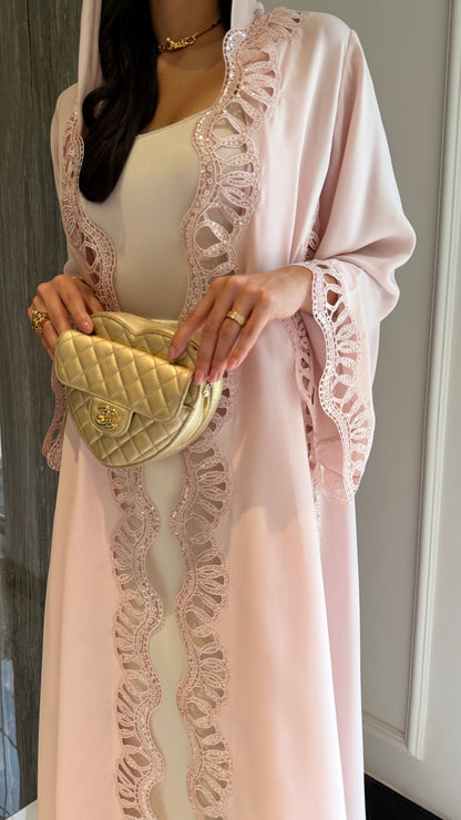 Blush Pink Sequence Swirls