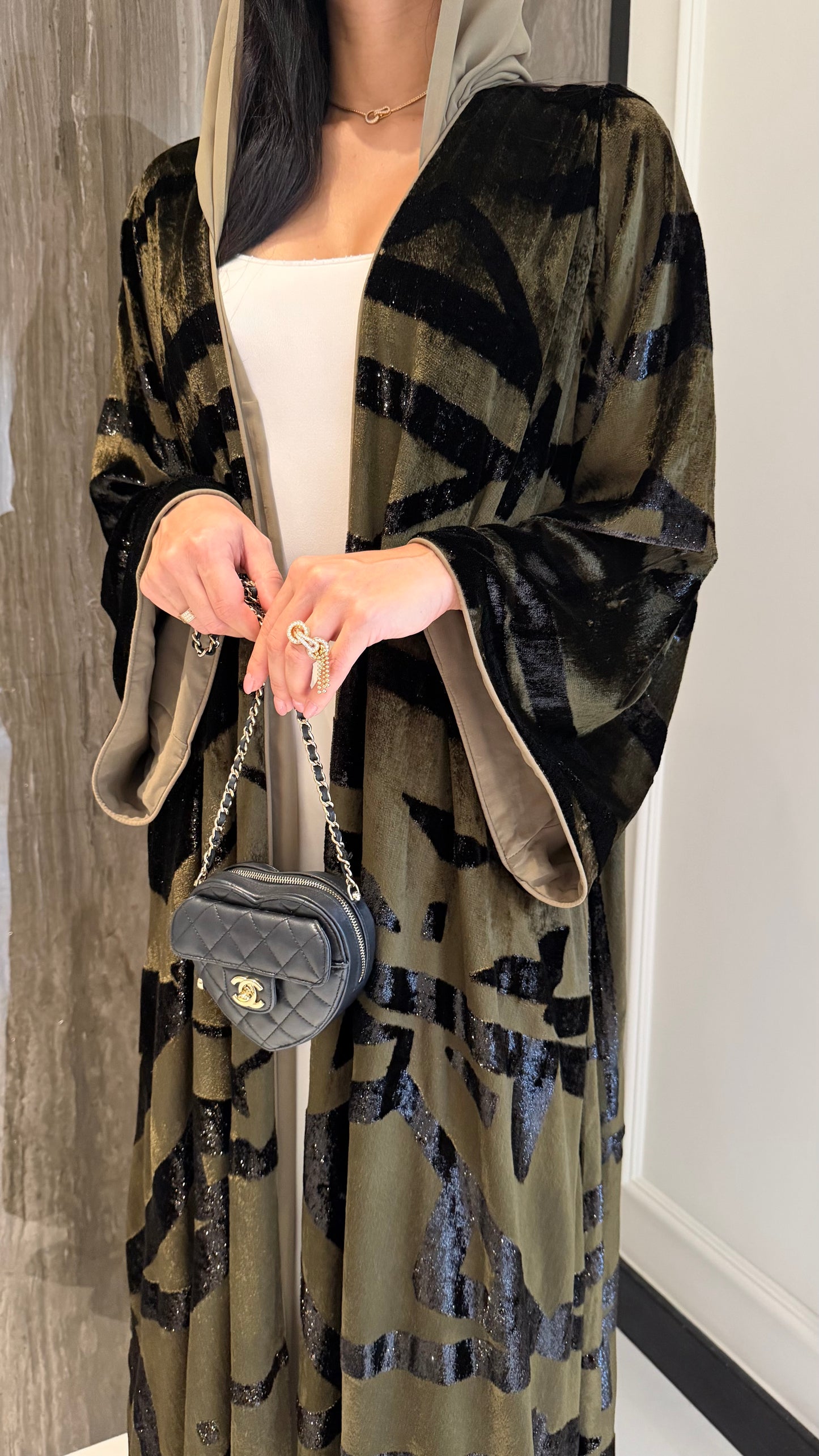 Olive and Black