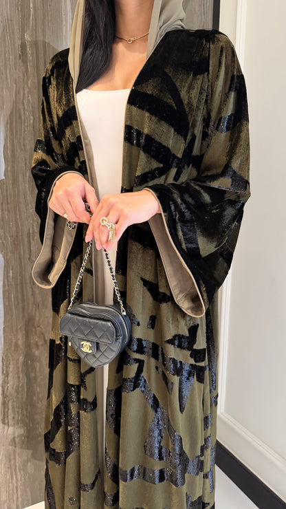 Olive and Black