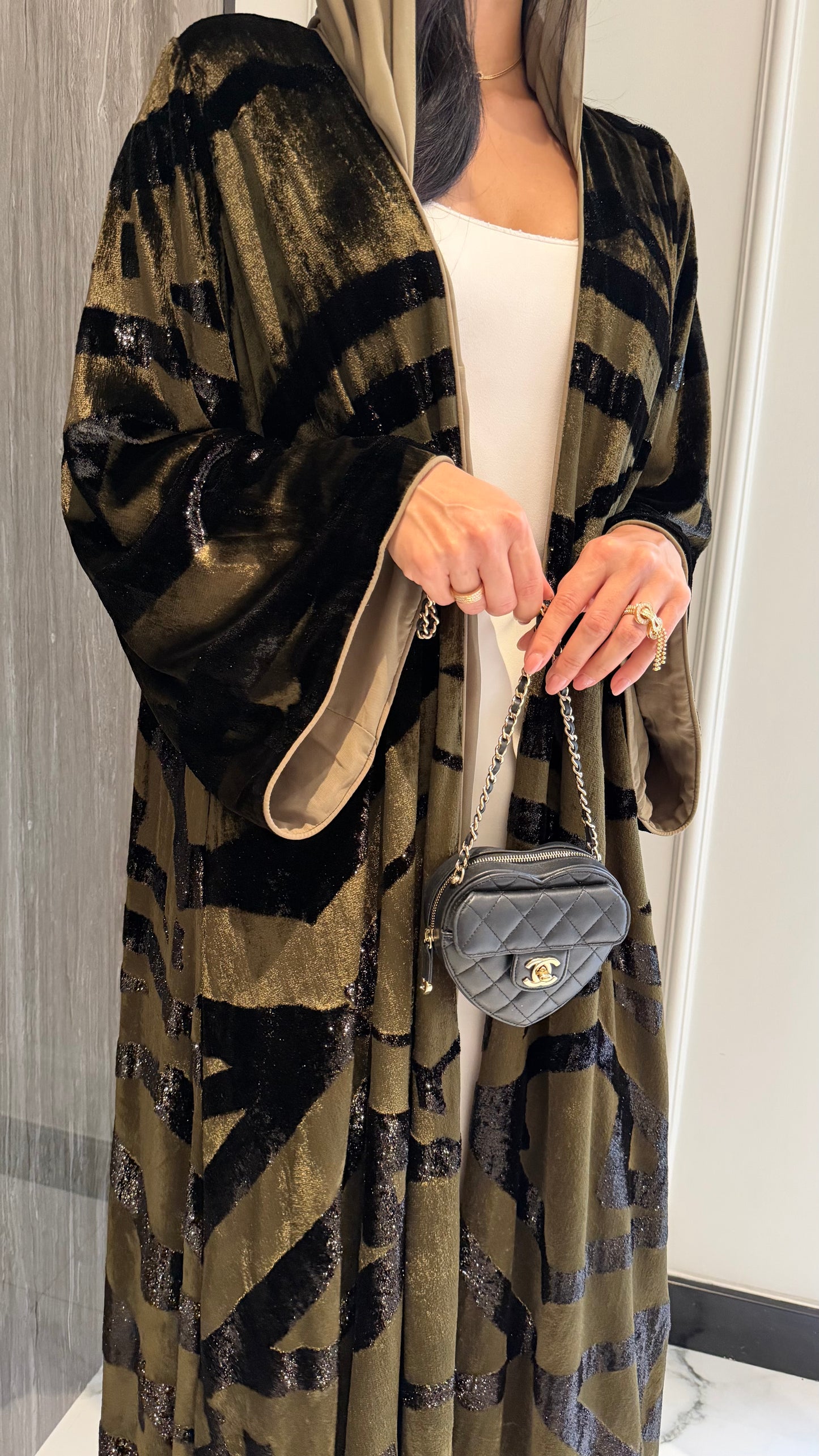 Olive and Black