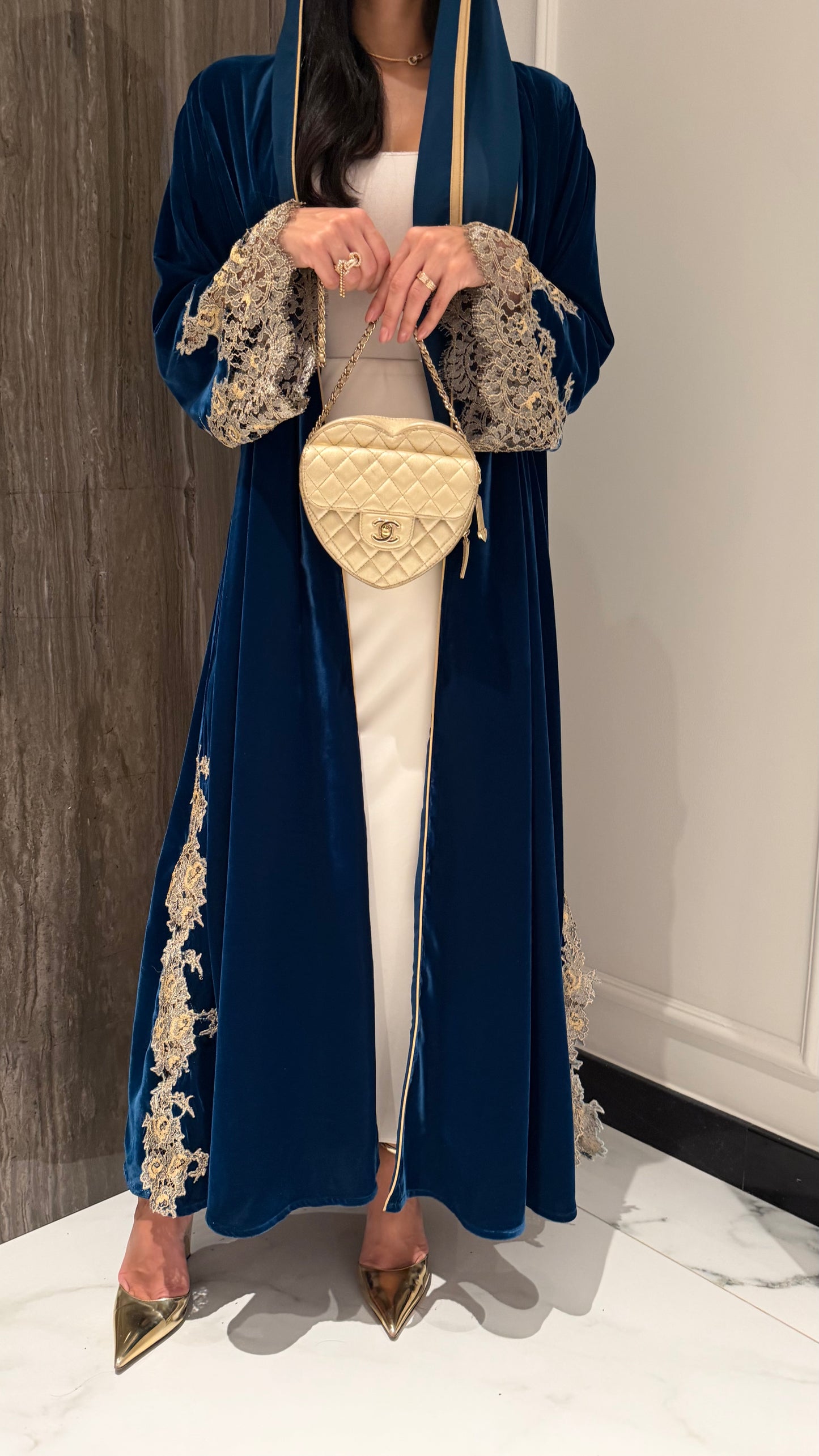 French Haute Couture Blue