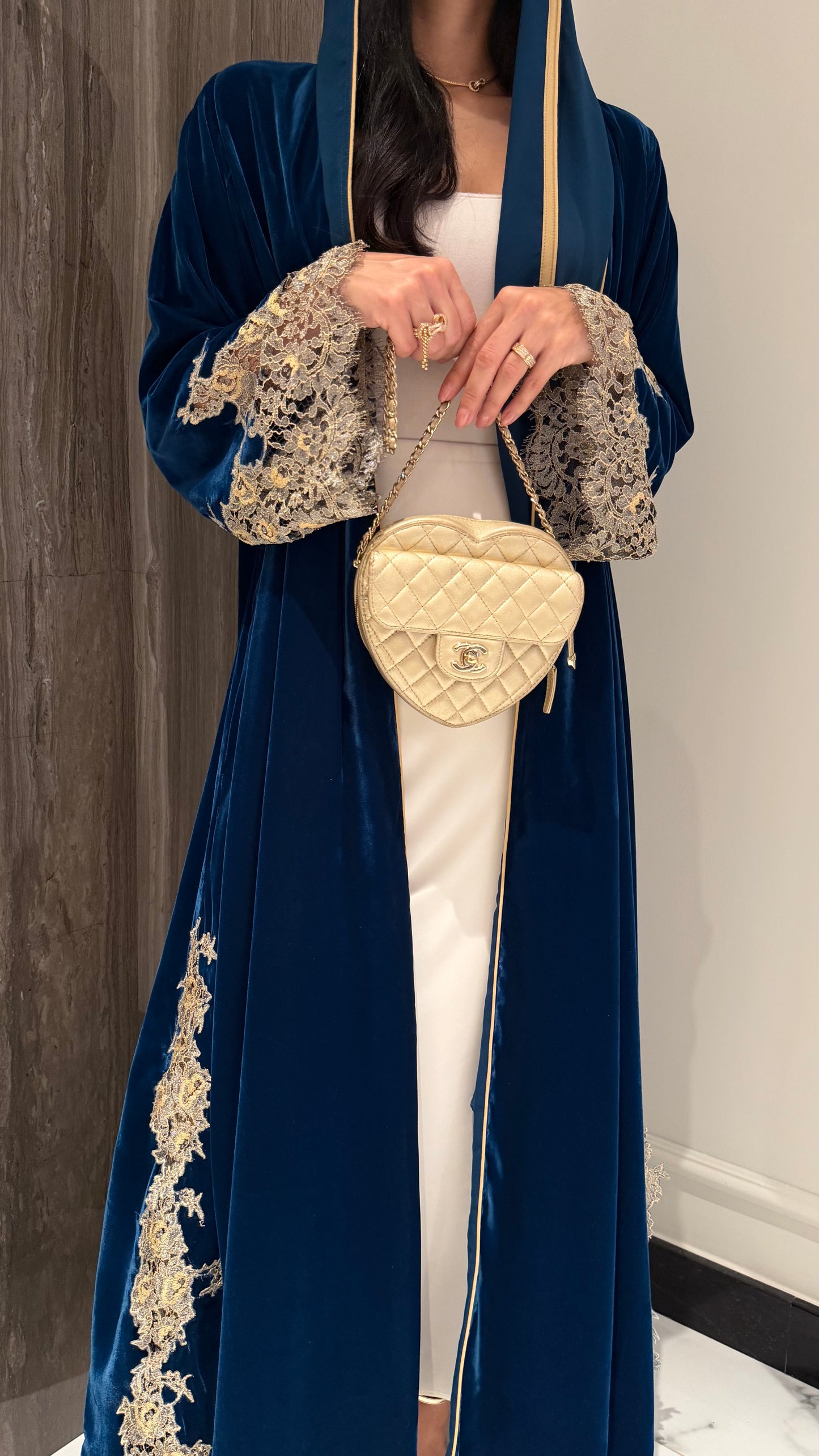 French Haute Couture Blue